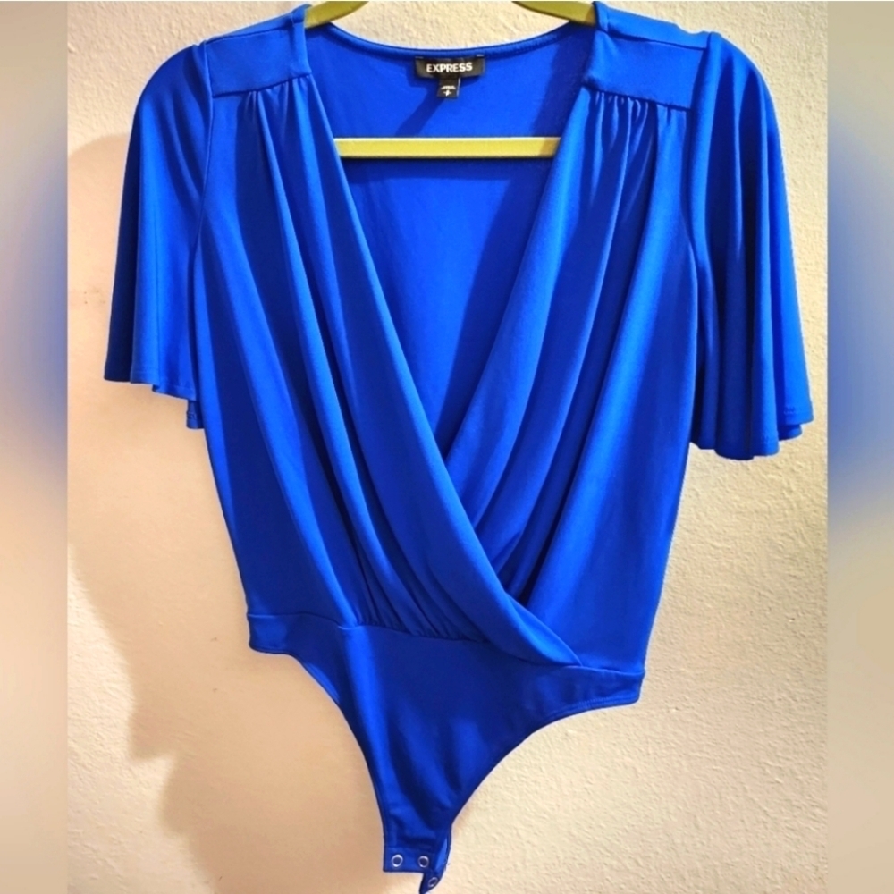 Express blue bodysuit